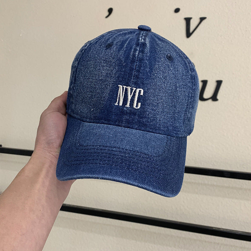 Kvinne Vintage-inspirert Denim Baseball Caps Skanto