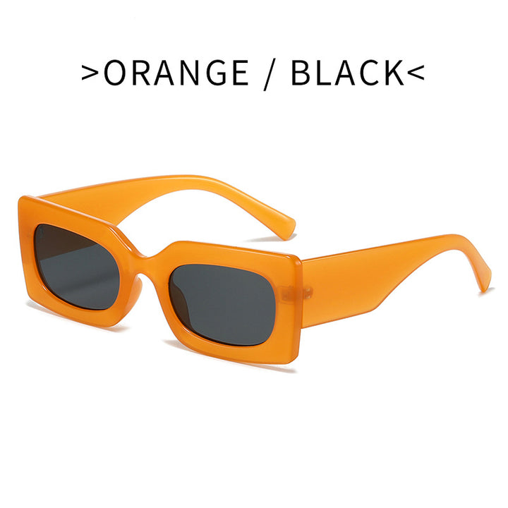 Dame Fashion-solbrille i moderne firkantet design Skanto