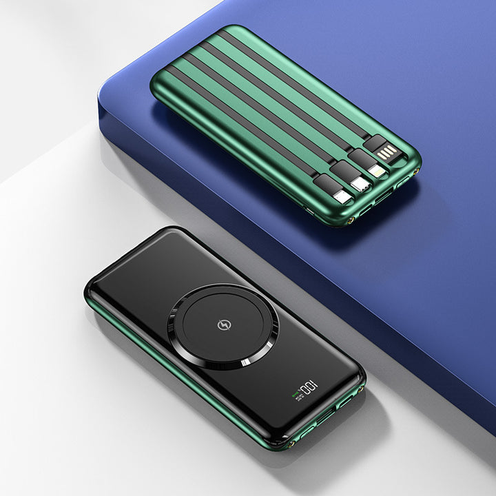 Bærbar powerbank med hurtigladingsfunksjon og LED-skjerm Skanto