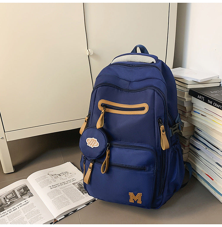 Allsidig Multi-Compartment Skole Ryggsekk Skanto