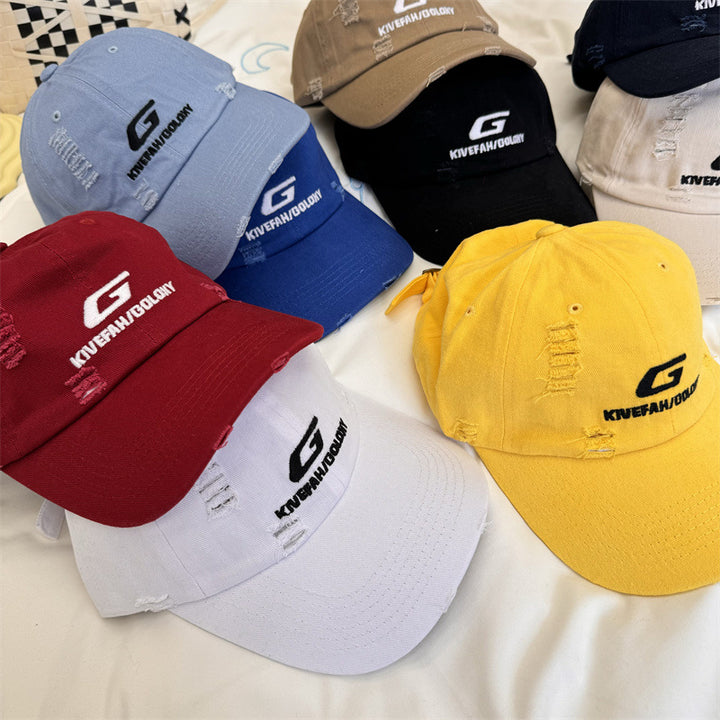 Herre Slitt Casual Baseball Caps Skanto