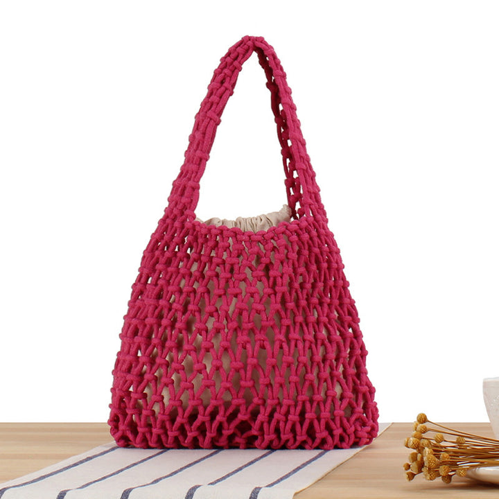 Hand-knotted jute bag Skanto
