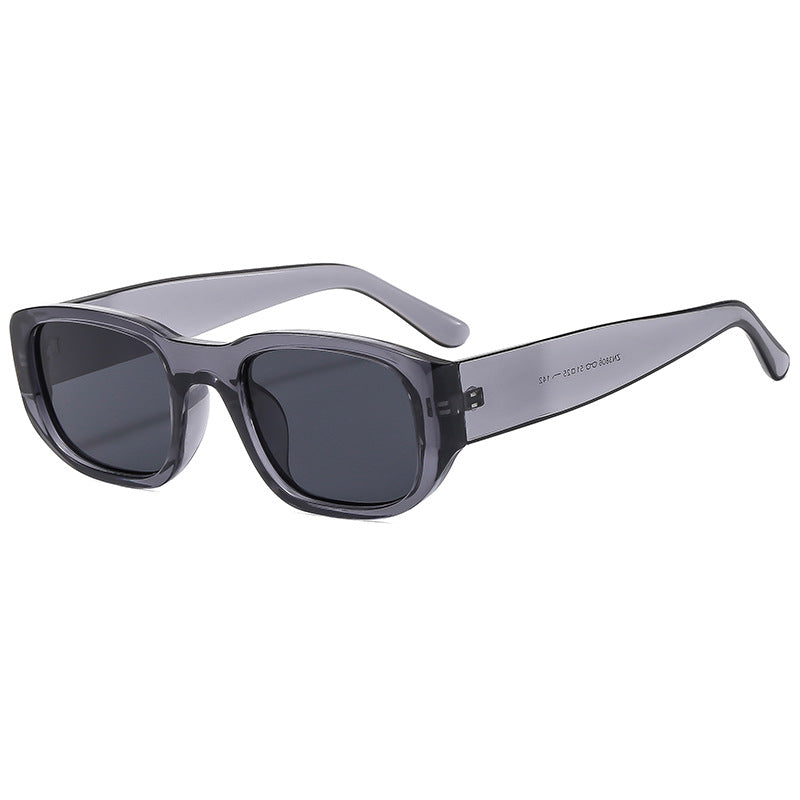Dame moteriktig solbrille med innovativ, rektangulær ramme Skanto