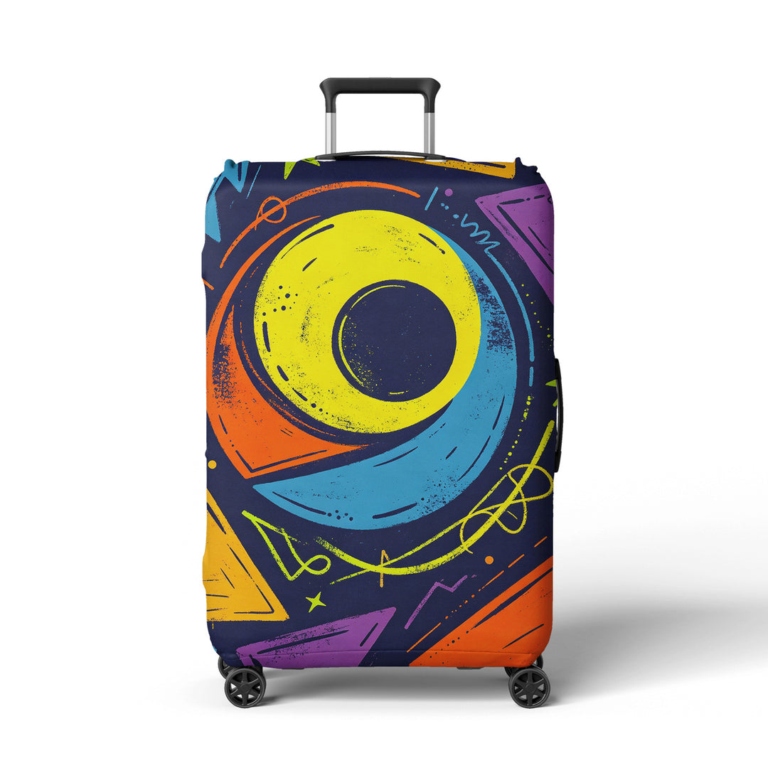 Dame koffertrekk med moderne grafisk design Skanto