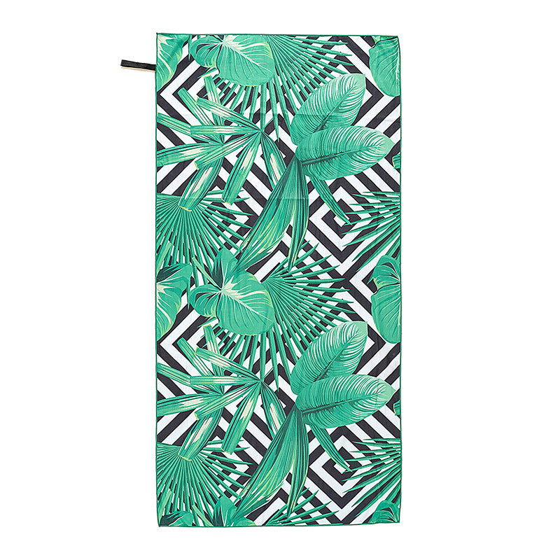 Strandhåndkle med kunstferdig mandala-design Skanto