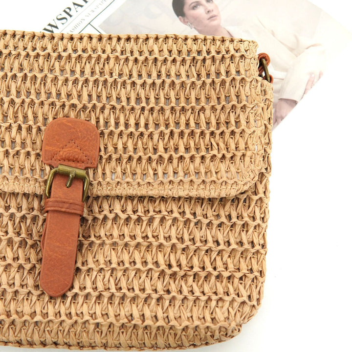 Umhengesekk av raffinert naturmateriale med praktisk lukking Skanto