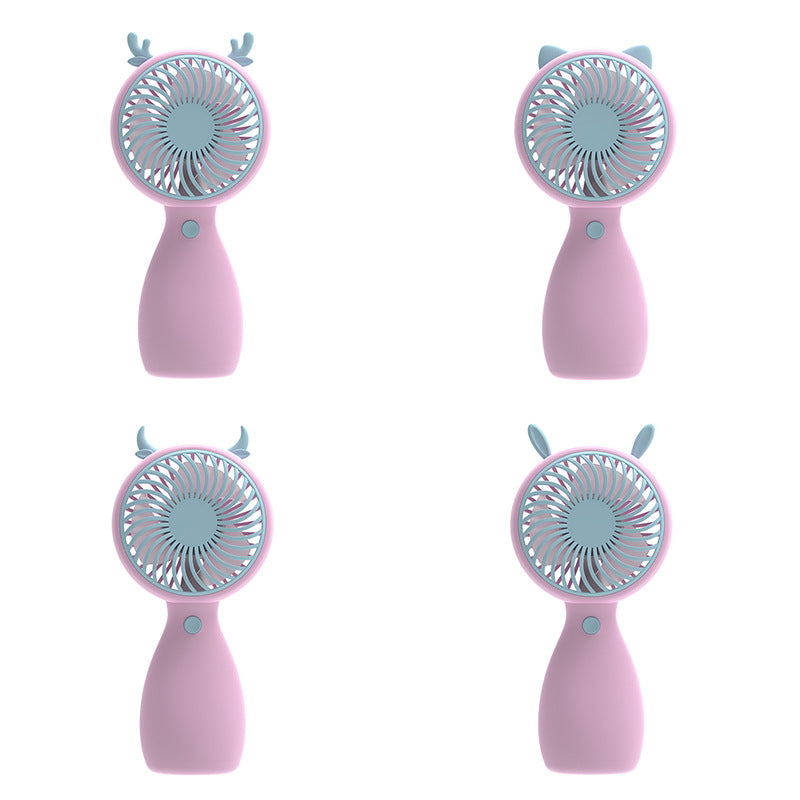 Unisex Bærbar Håndvifte med lekent Dyredesign Skanto