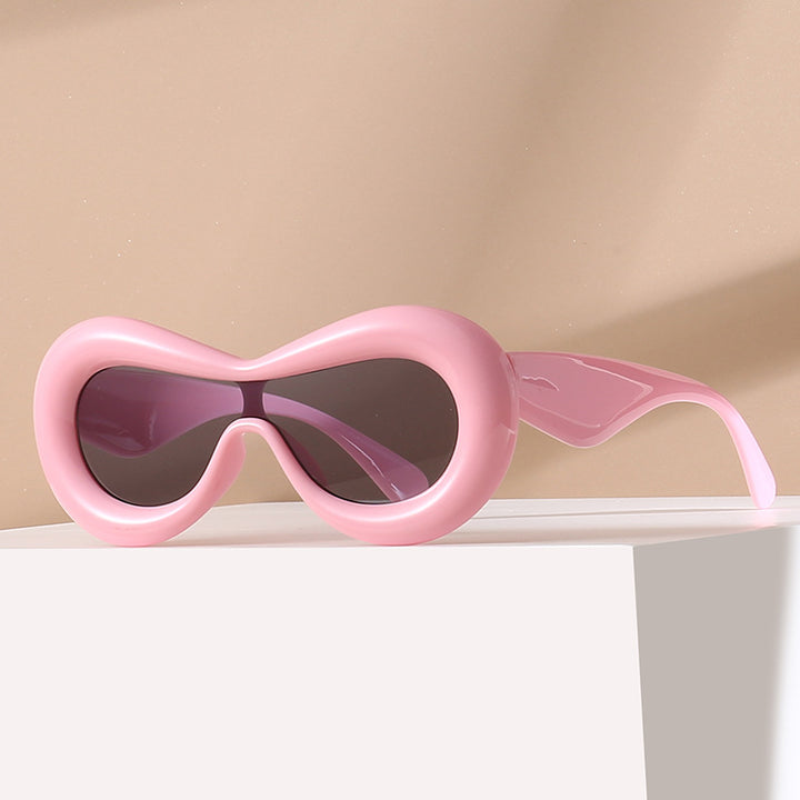 Damer futuristisk øyemaske solbrille Skanto