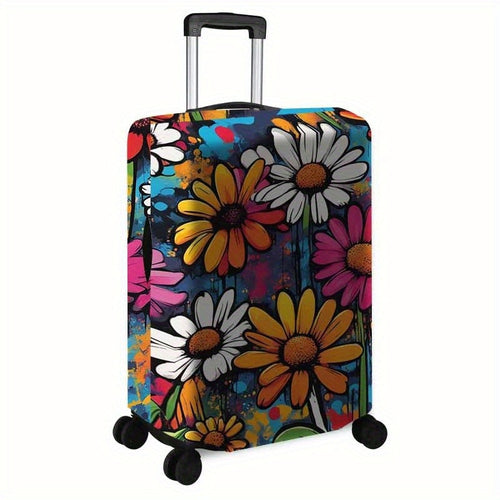 Blomsterillustrert Hard Skall Reise Koffert Skanto