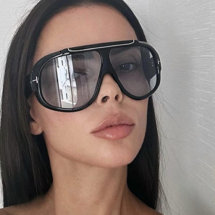 Damer futuristiske beskyttere solbriller Skanto