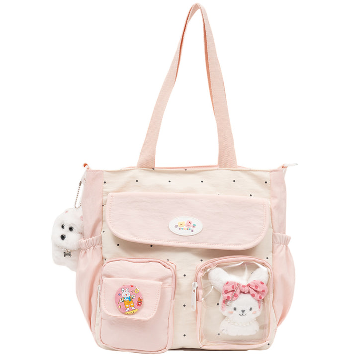 Multi-lomme casual tote bag Skanto