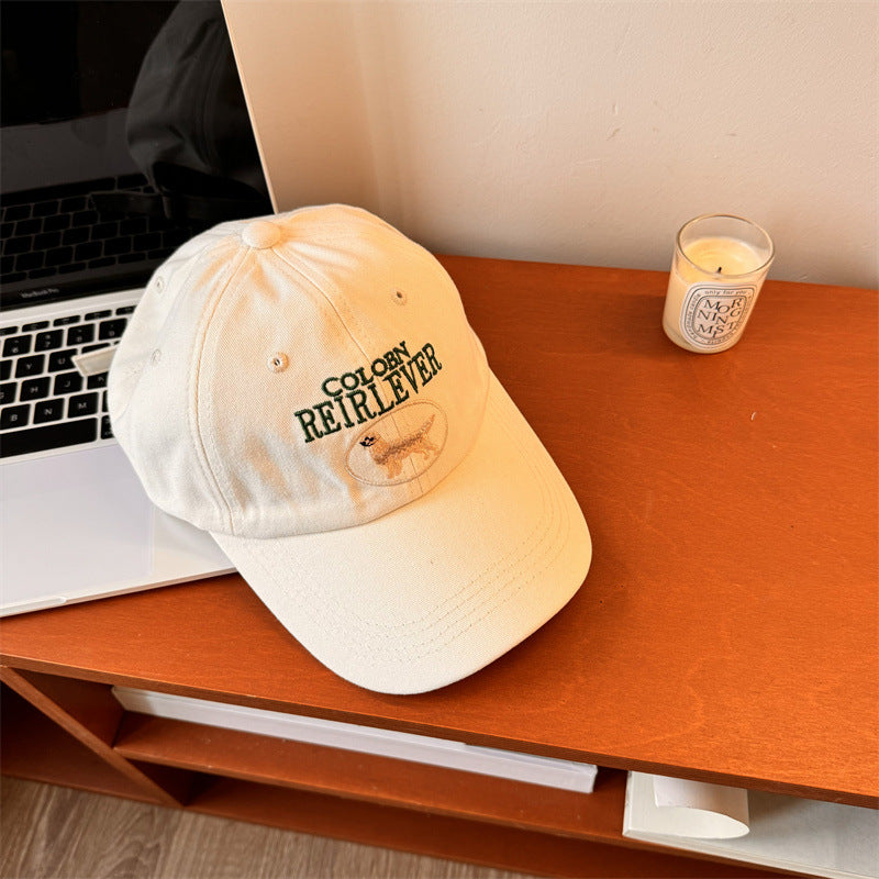 Kvinne Casual Brodert Baseball Caps Skanto