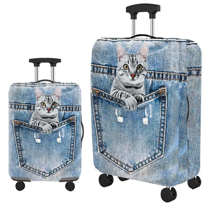 Vintage reise-tema hardt skall koffert Skanto