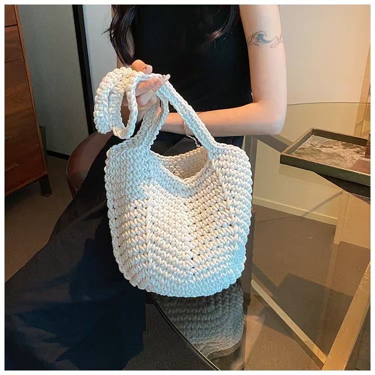 Stor, Håndvevd Tote Bag Skanto