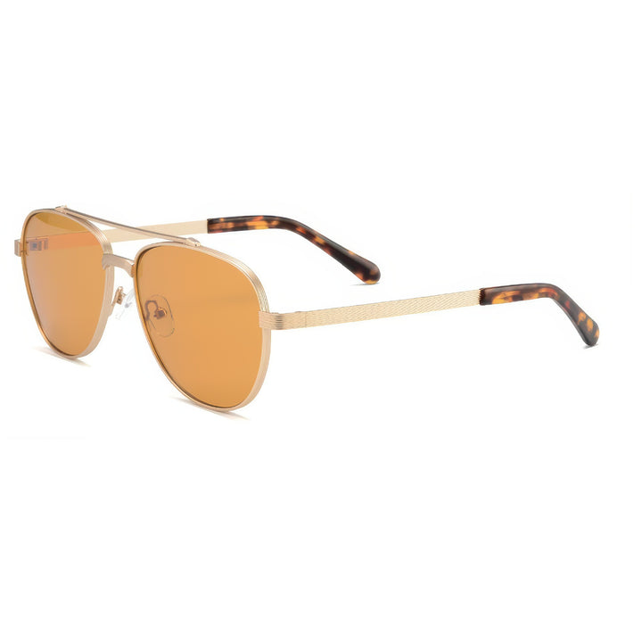 Dame solbriller i elegant aviator-design med polariserte linser Skanto