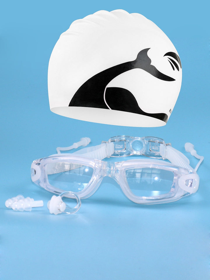 Profesjonell svømmebrille med individuelt justerbart hodebånd Skanto
