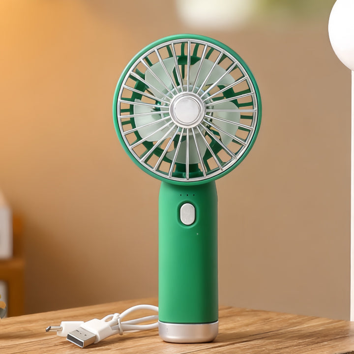Dame Bærbar Håndvifte med USB-port og ergonomisk design Skanto