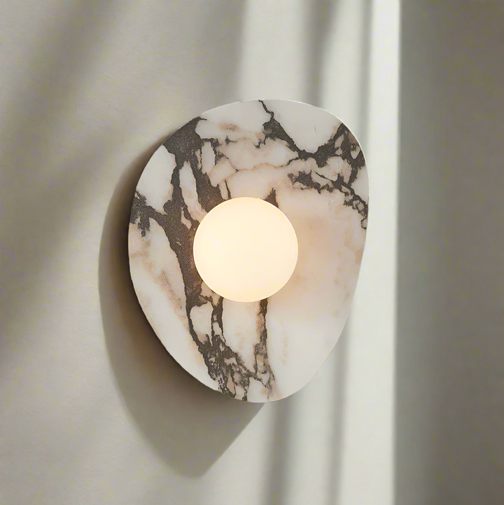 Skanto | Modern Marmor Vegglampe i Skandinavisk Design