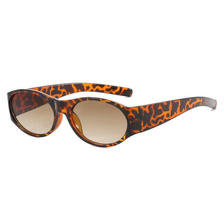 Dame motesolbrille med elegant, oval design og UV-beskyttelse Skanto