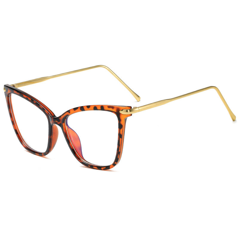 Dame Cat-Eye Briller med filigran metallramme Skanto