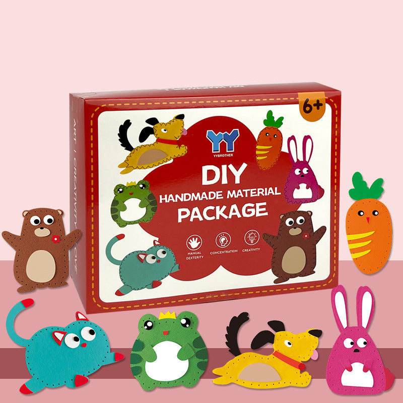 Skanto | Safe Felt Animal Set for DIY Sewing