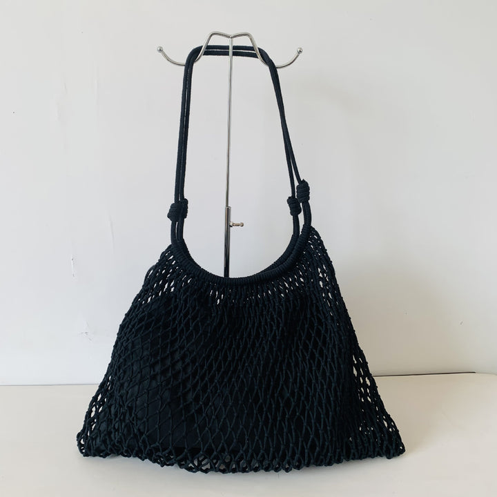 Netz-strandbag med justerbar snor Skanto