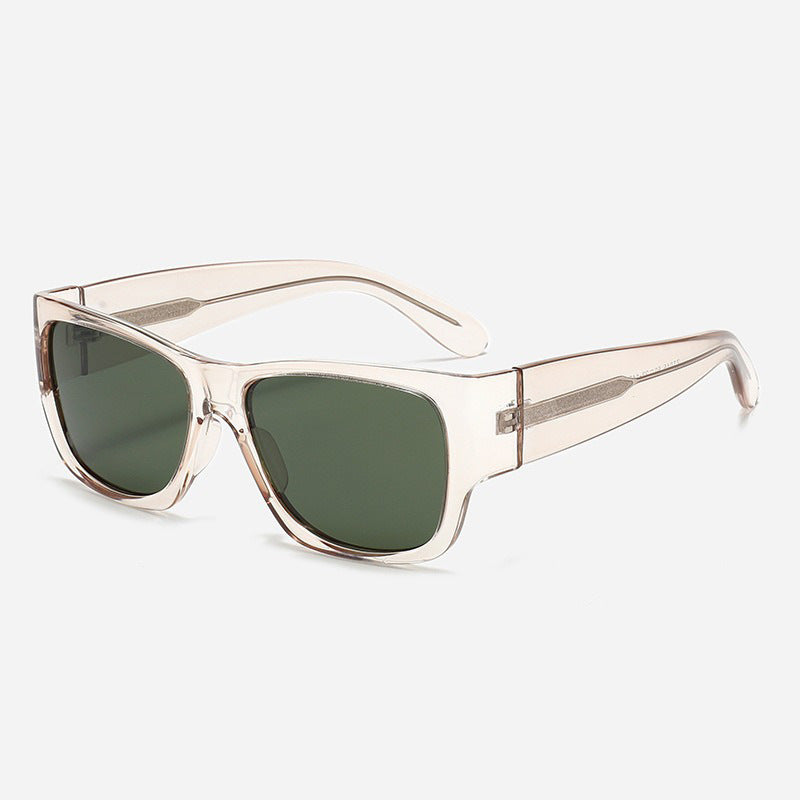 Herre Bold Square Frame Solbriller Skanto