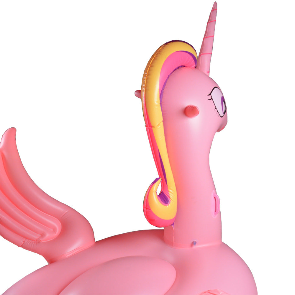Kvinnelig oppblåsbar unicorn svømme ring Skanto