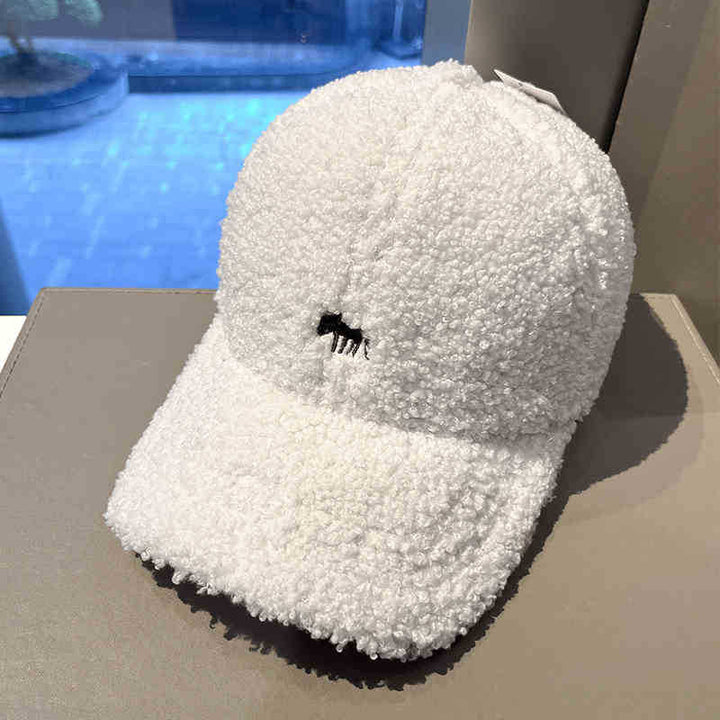 Kvinne Plush Teksturert Baseball Caps Skanto