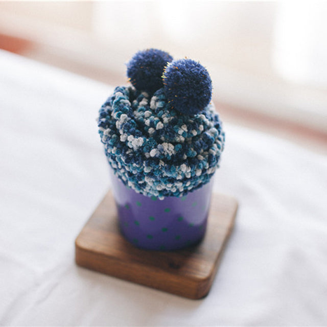 Skanto | Komfortabel Gave Pom Pom Cupcake Sokker