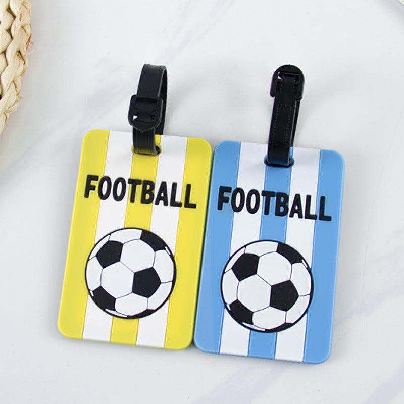Fotball-tema Bagasjelapp Skanto