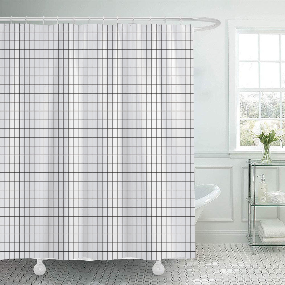 Moderne Geometrisk Dusjforheng Skanto