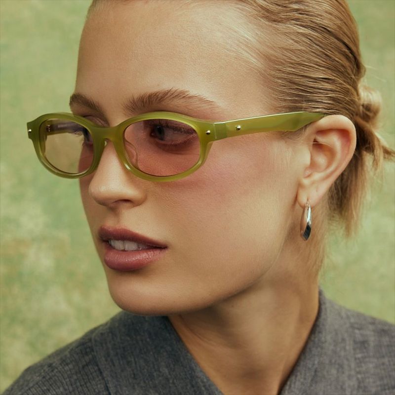 Dame Cat-Eye solbrille i elegant vintage-stil Skanto
