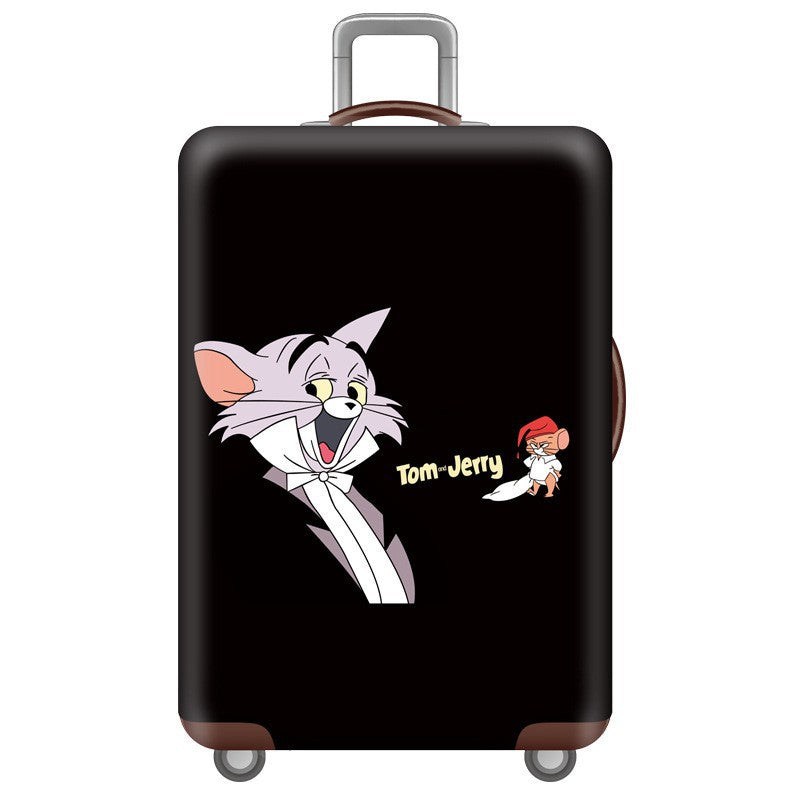 Unisex nan Hard koffert med Tom-og-Jerry-motiv, teleskophåndtak og lettgående svinghjul Skanto