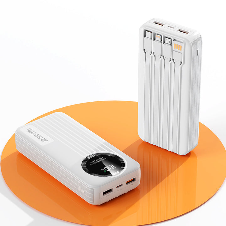 Høyytelses powerbank med Smart-LED-skjerm Skanto