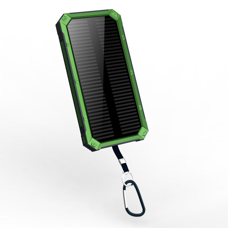 Bærbar solenergi-powerbank med hurtigladingsfunksjon og trådløs ladetilpasning Skanto