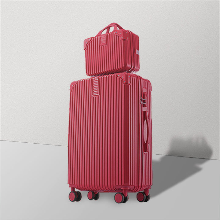 Men's Dual-Layer Hard-Shell Rolling Luggage Set Skanto