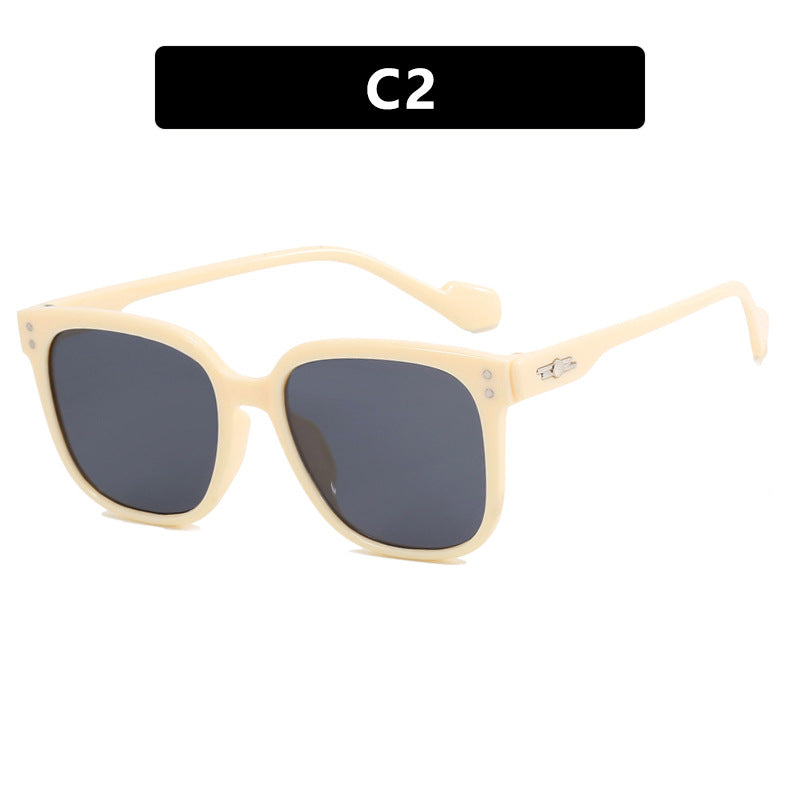 Dame firkantet solbrille med myk gradient og beskyttende UV-filter Skanto