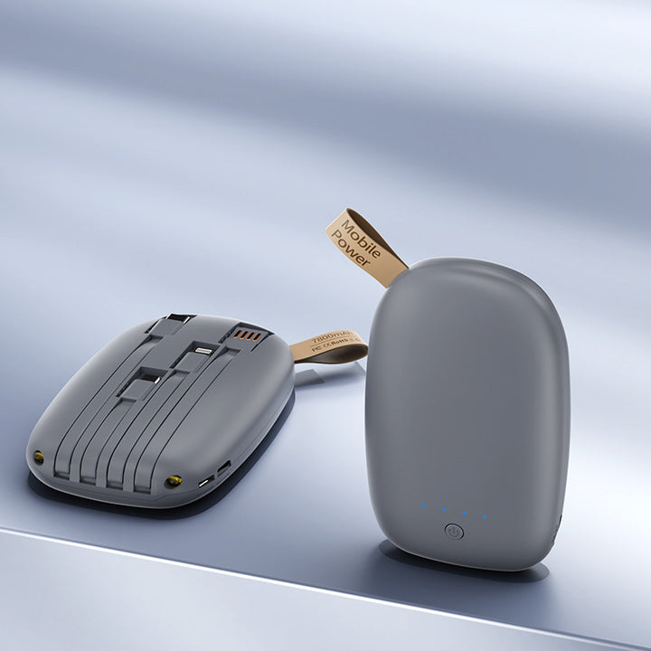 Høyytelses powerbank med integrert forbindelse Skanto