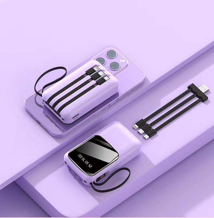 Bærbar Powerbank med flere tilkoblinger Skanto