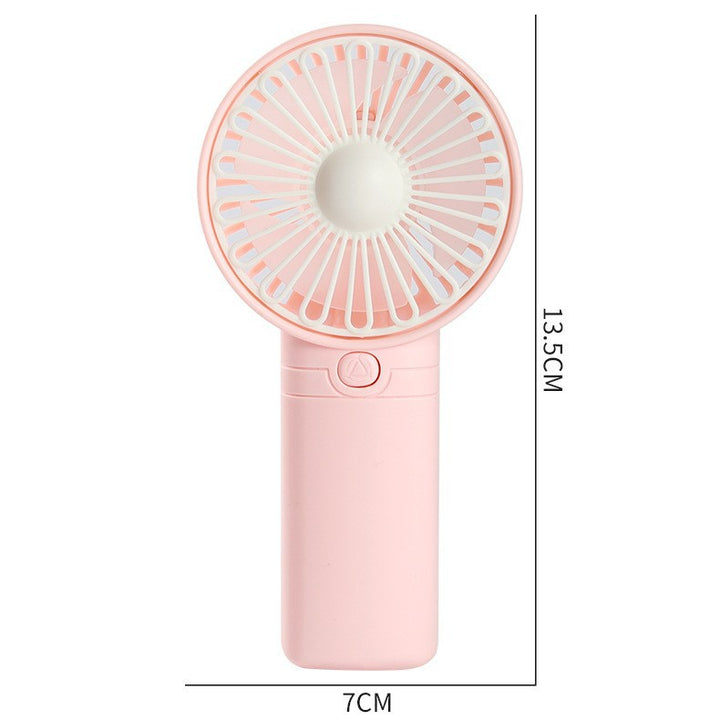 Kvinnes Bærbar Mini Håndholdt Vifte med Ergonomisk Håndtak og Innovativt Design Skanto