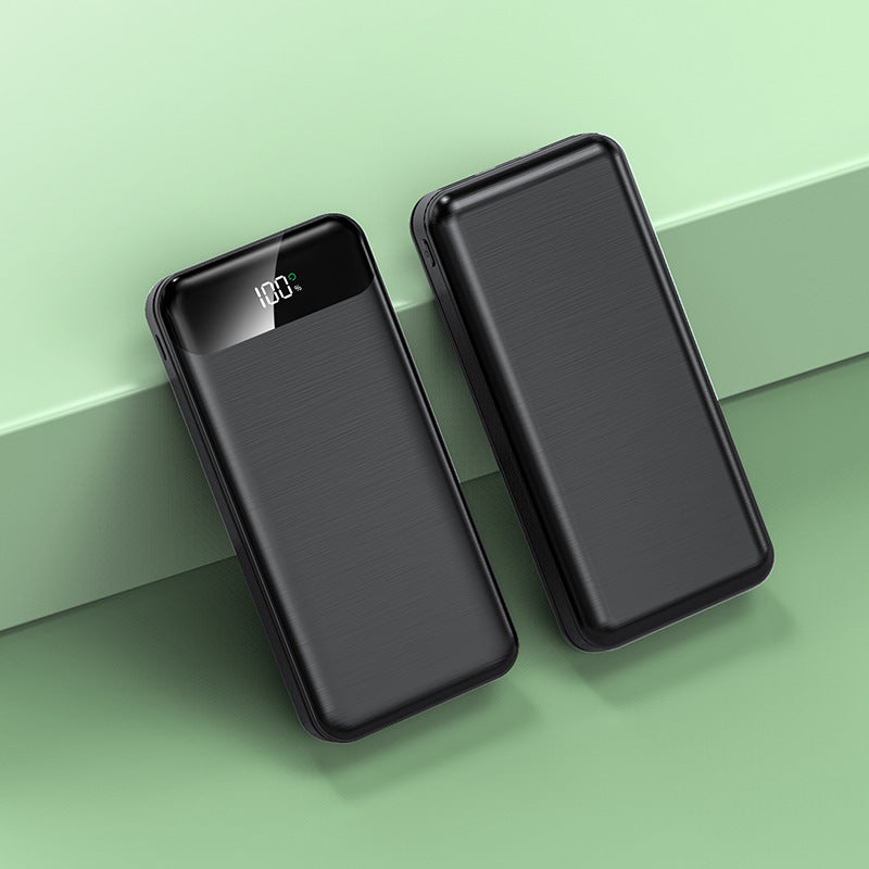 Bærbar powerbank med intelligent LED-display og hurtigopladning Skanto