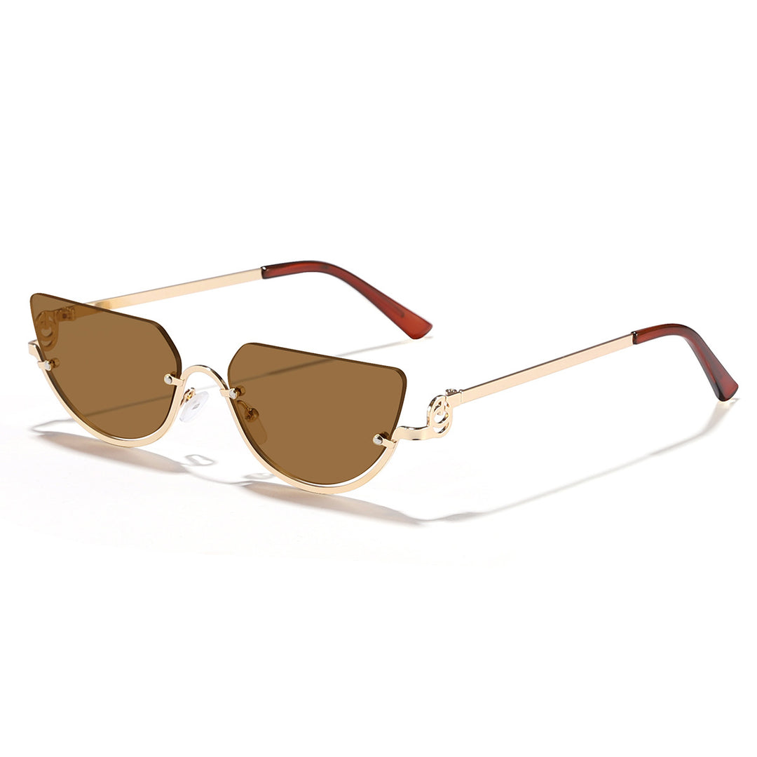 Dame Design-solbriller med innovativ Cat-Eye-ramme Skanto