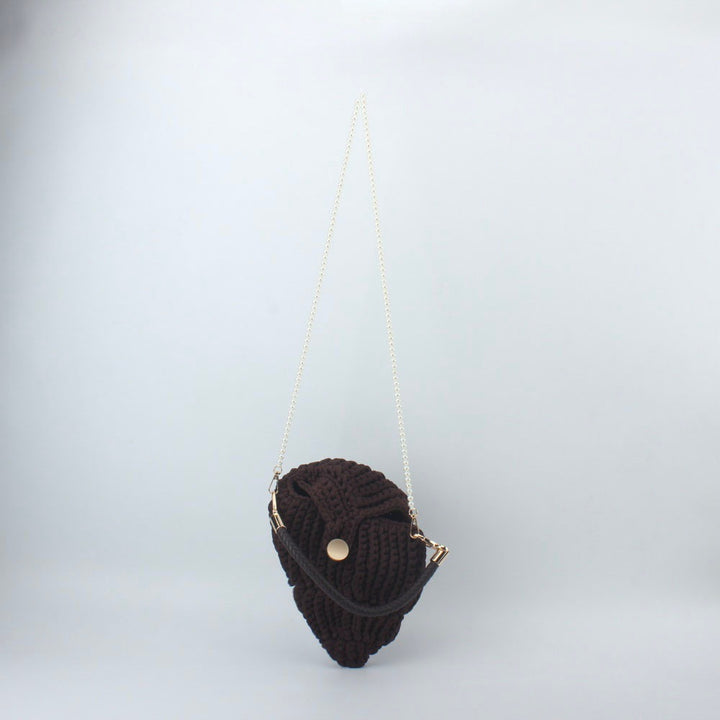 Håndveske i høykvalitets makramé med elegant lås Skanto