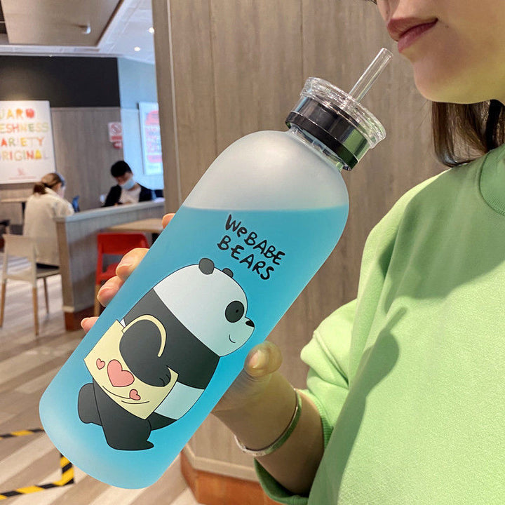 Dame kreativ drikkeflaske med lekent pandadesign Skanto