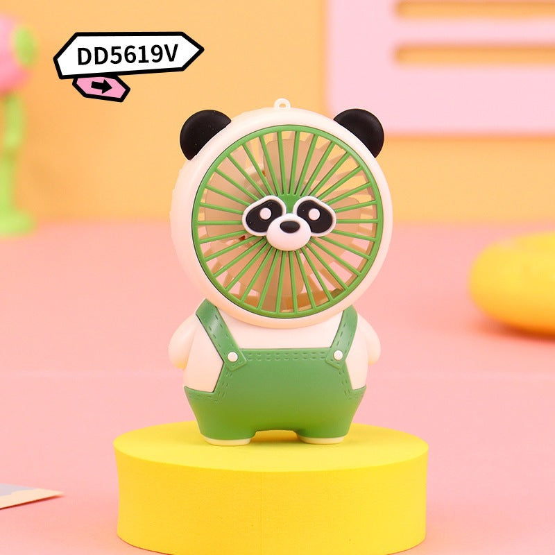 Dame Bærbar Mini Vifte i Panda-design Skanto