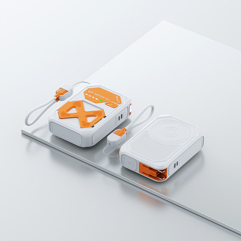 Multifunksjonell Powerbank med integrert ladeteknologi og smart design Skanto