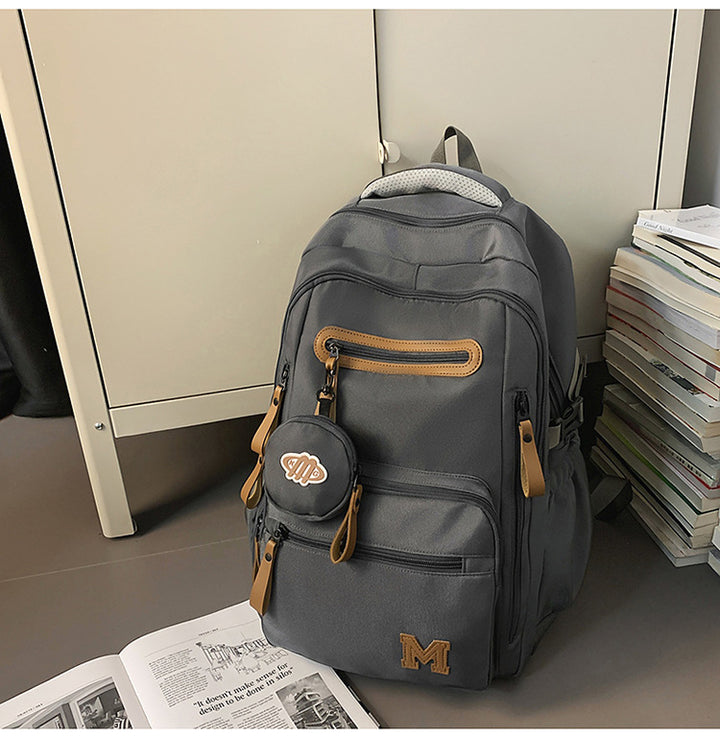 Allsidig Multi-Compartment Skole Ryggsekk Skanto