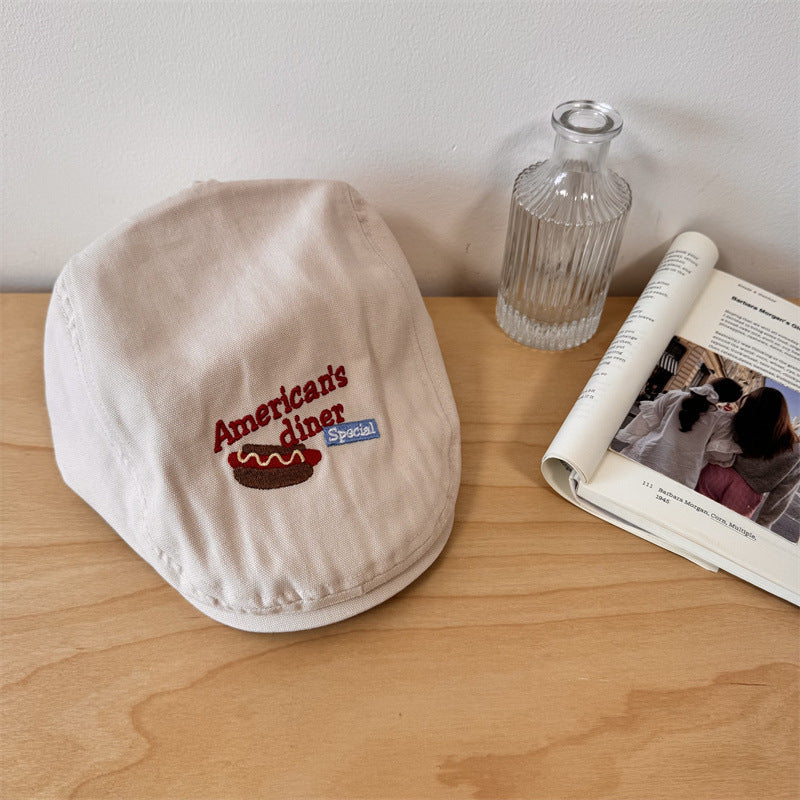 Herrebrodert uformell newsboy cap Skanto