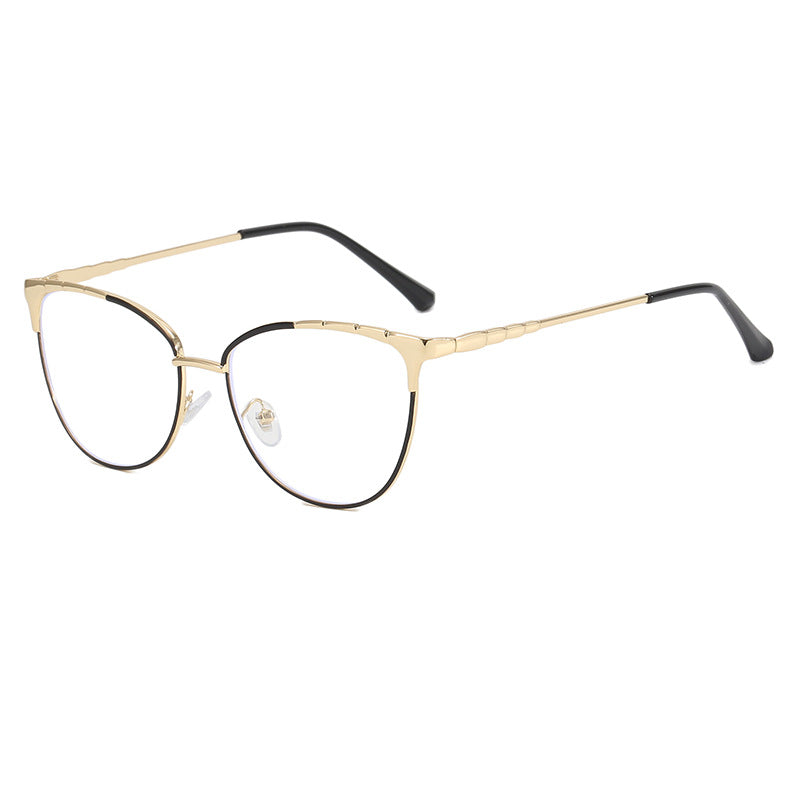 Dame Cat-Eye briller med fine metallakenter Skanto